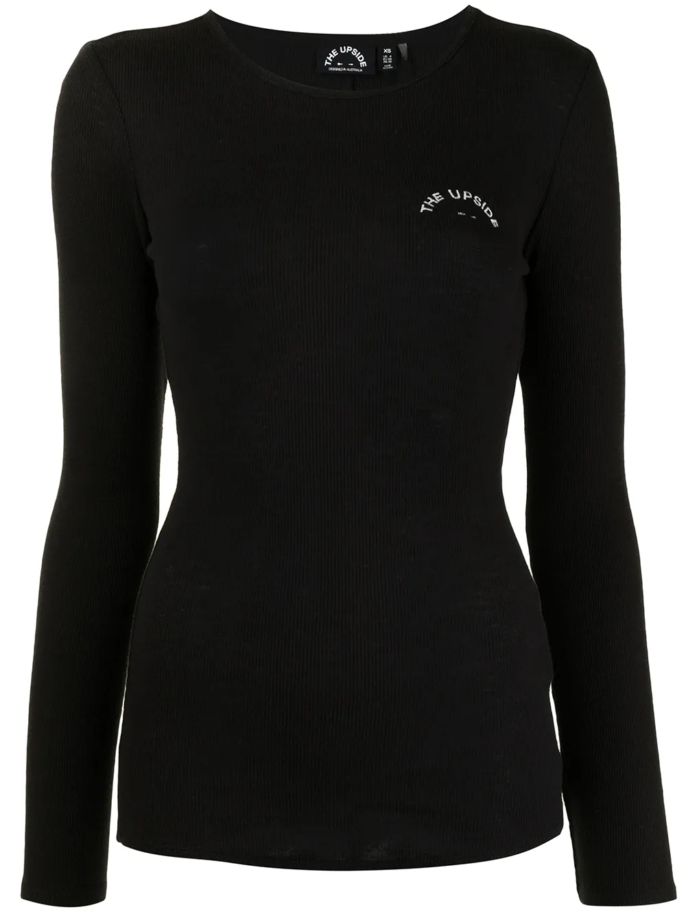 The Upside Chrissy ribbed-knit top | Black | Image 1