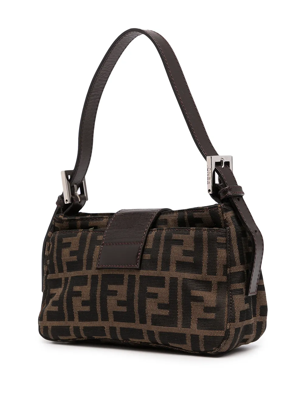 фото Fendi pre-owned мини-сумка с узором zucca