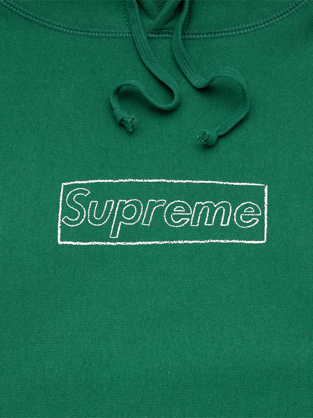 фото Supreme худи kaws chalk с логотипом