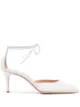Image 1 of Gianvito Rossi crystal ankle-tie pumps