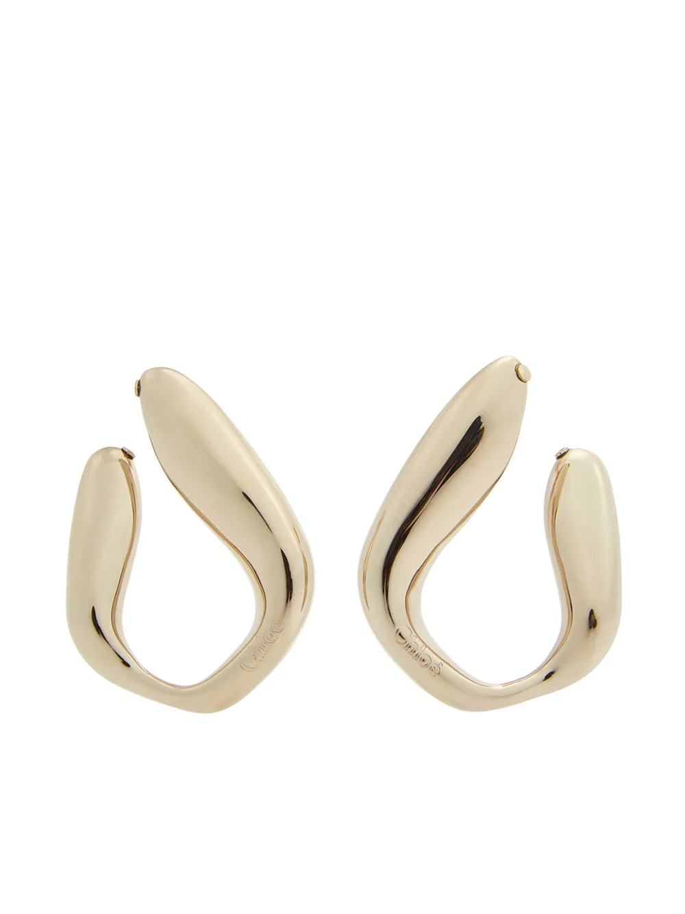 Image 1 of Chloé Kiss hoop earrings