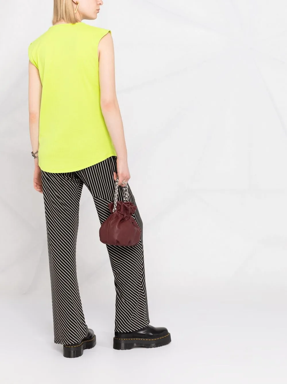 фото Balmain футболка без рукавов с логотипом