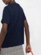 GANNI chest embroidered logo T-shirt