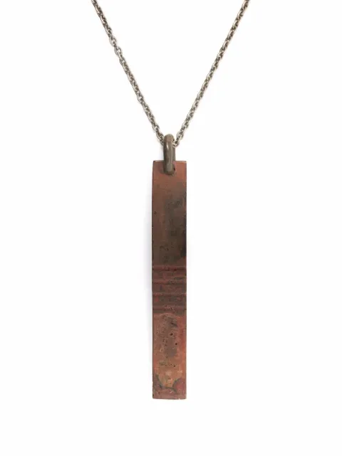 Parts of Four Plate pendant necklace