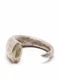 Parts of Four Giant Horn bracelet - Silver