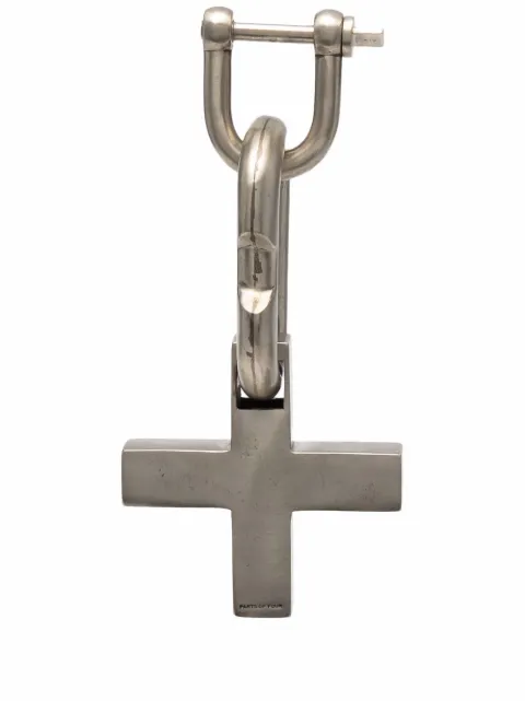 Parts of Four cross pendant keyring