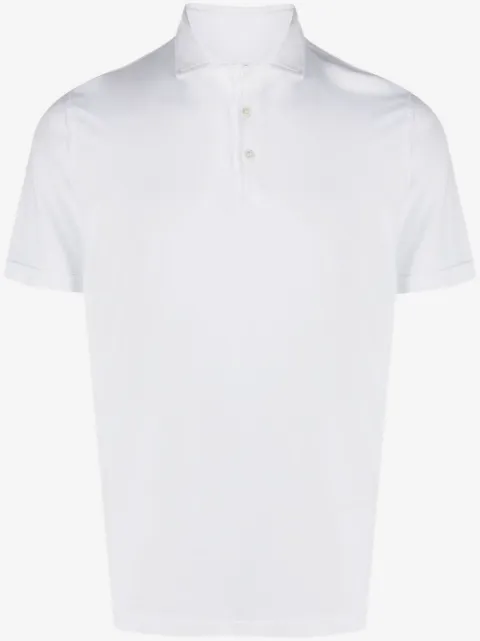 Fedeli Camisa polo mangas curtas de algodão