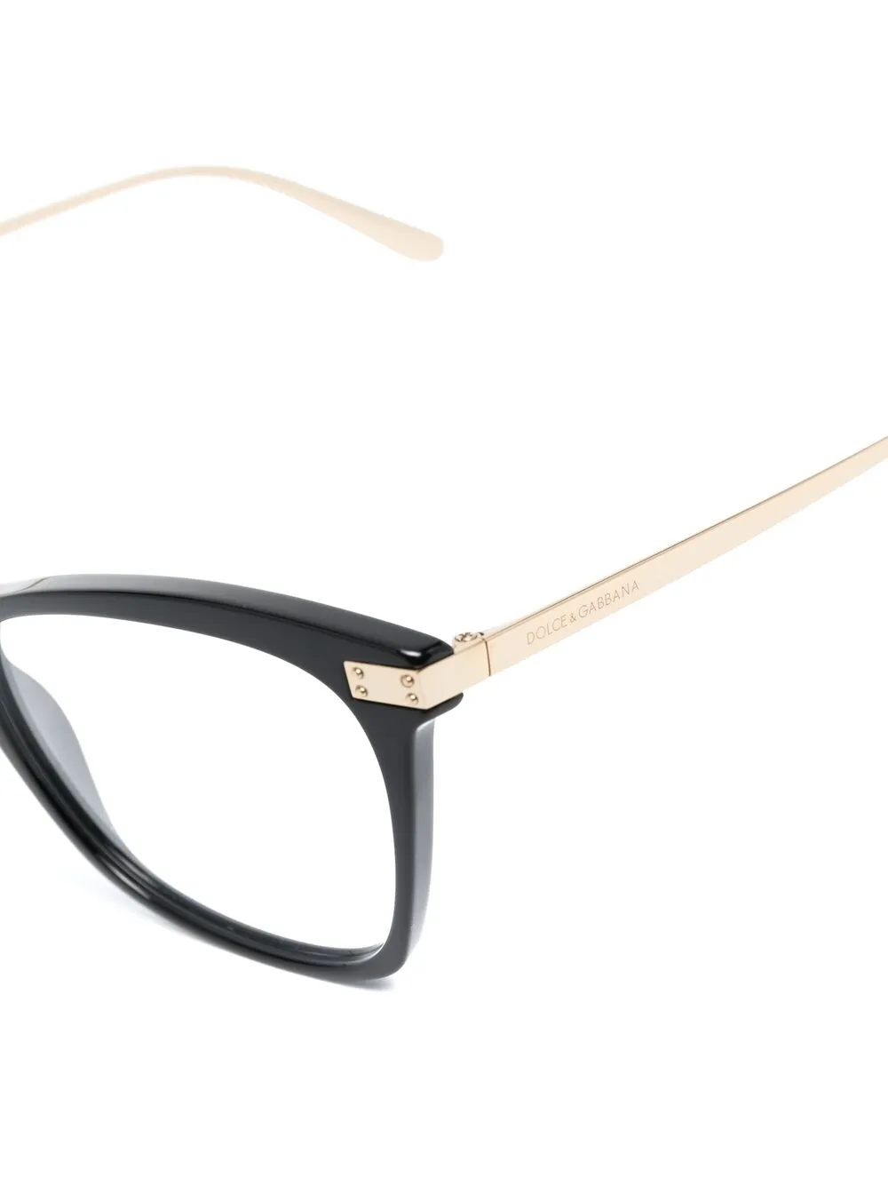 фото Dolce & gabbana eyewear очки в оправе 'кошачий глаз'