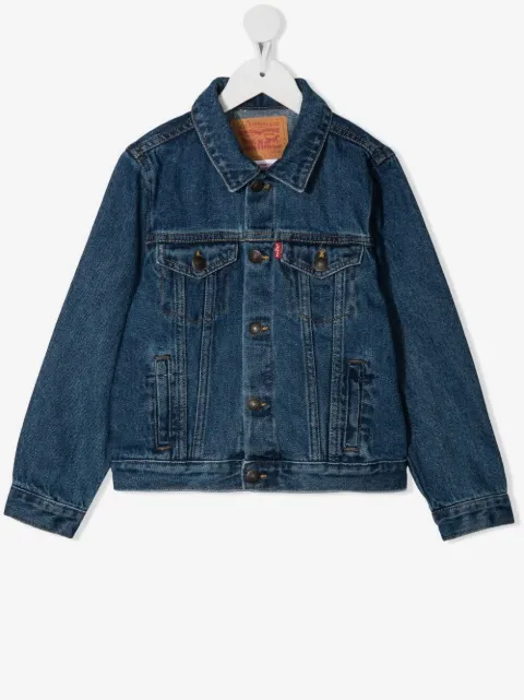 Levi's Kids pointed collar denim jacket