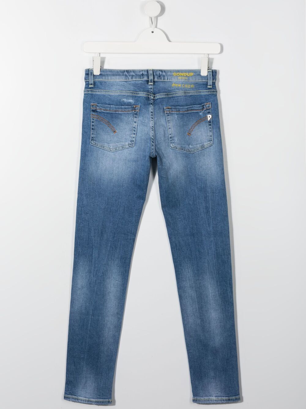 фото Dondup kids teen distressed straight-leg jeans