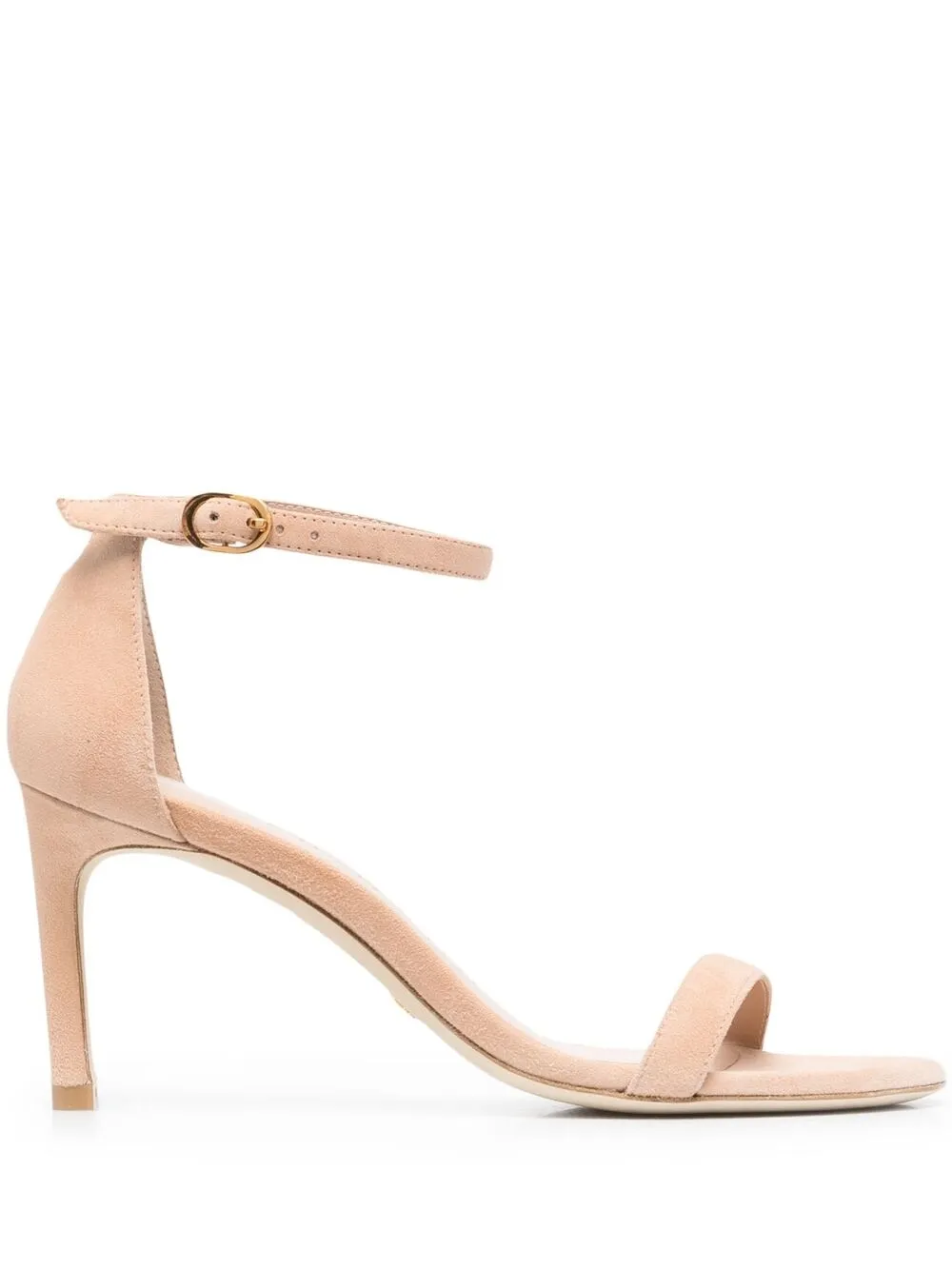 Stuart Weitzman Nunaked suede sandals Neutrals