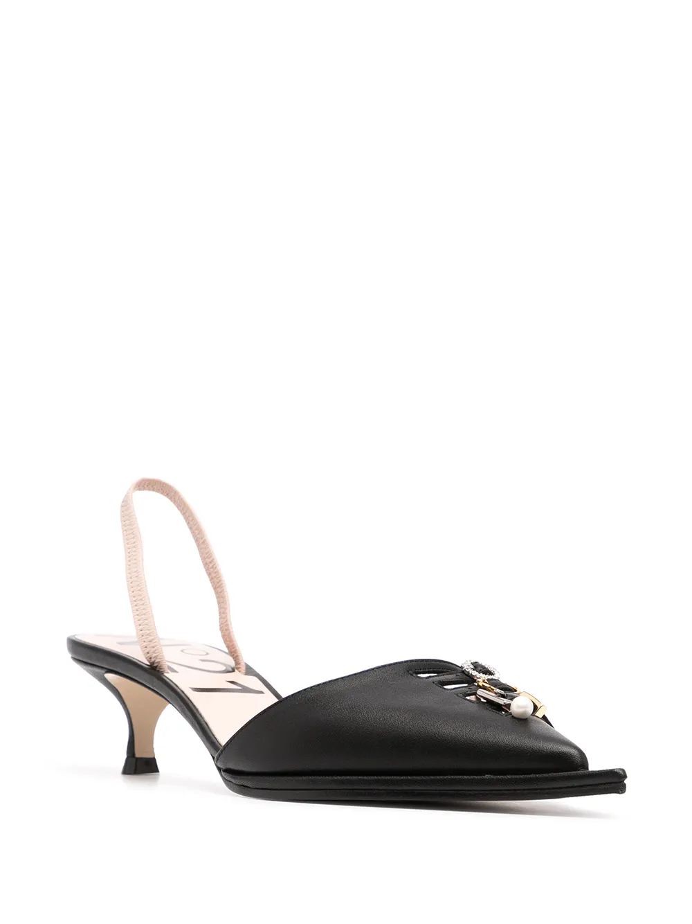 Image 2 of Nº21 buckled slingback pumps
