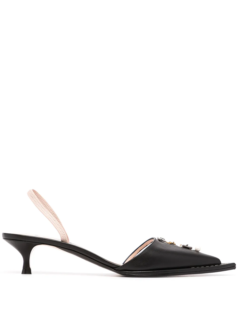 Image 1 of Nº21 buckled slingback pumps