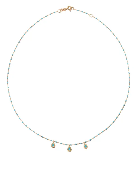 Gigi Clozeau 18kt yellow gold beaded necklace