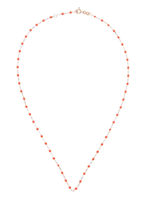 Gigi Clozeau 18kt rose gold coral necklace