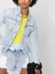Alexander Wang distressed denim jacket
