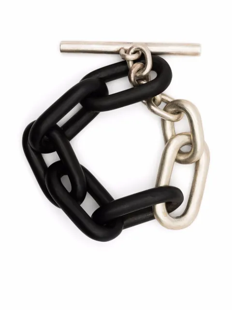 Parts of Four bracelet en chaîne à fermoir T