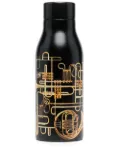 Seletti trumpet-print water bottle - Black