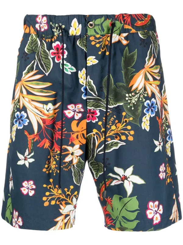 floral printed shorts