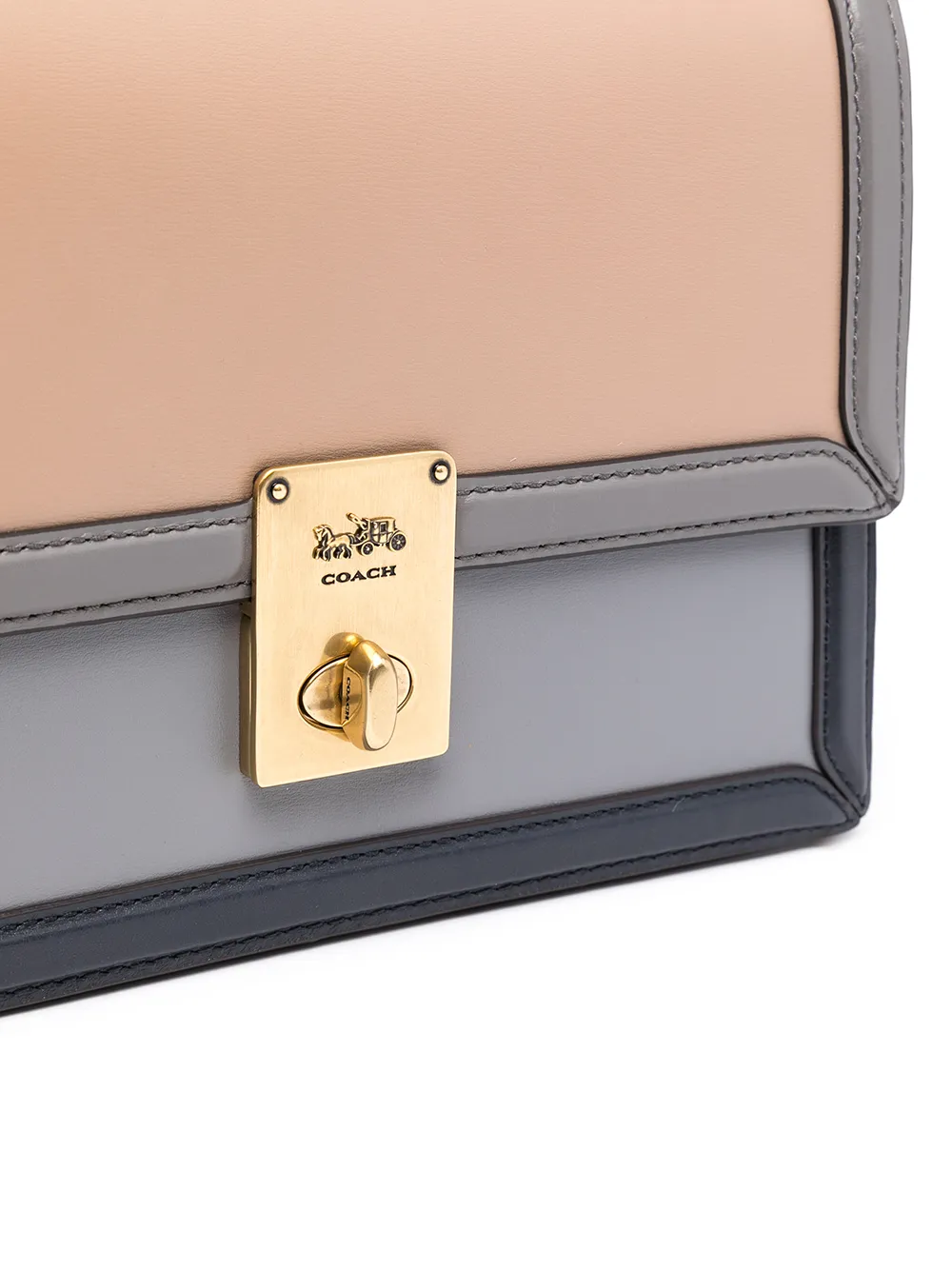фото Coach сумка на плечо в стиле колор-блок