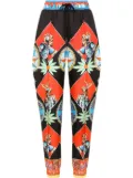 Dolce & Gabbana Carretto-print track pants - Black