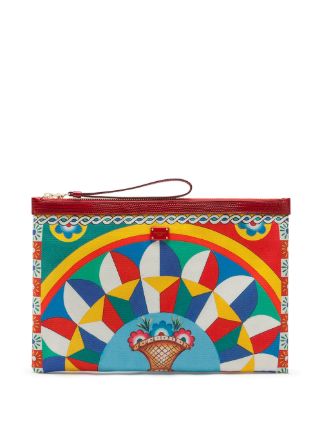 Dolce & Gabbana graphic-print zip-fastening Purse - Farfetch