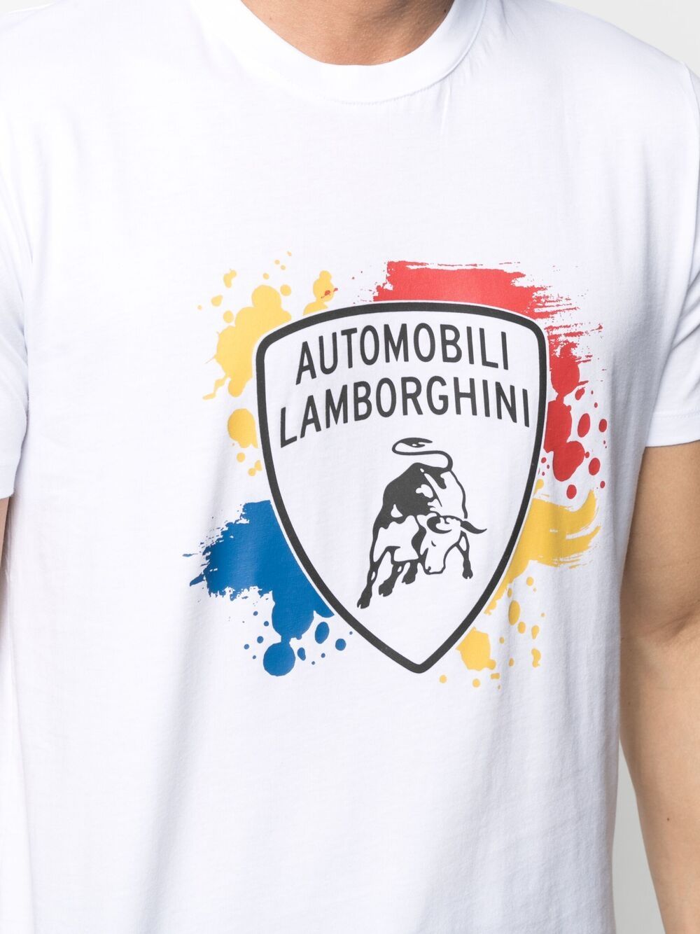 фото Lamborghini футболка с графичным принтом