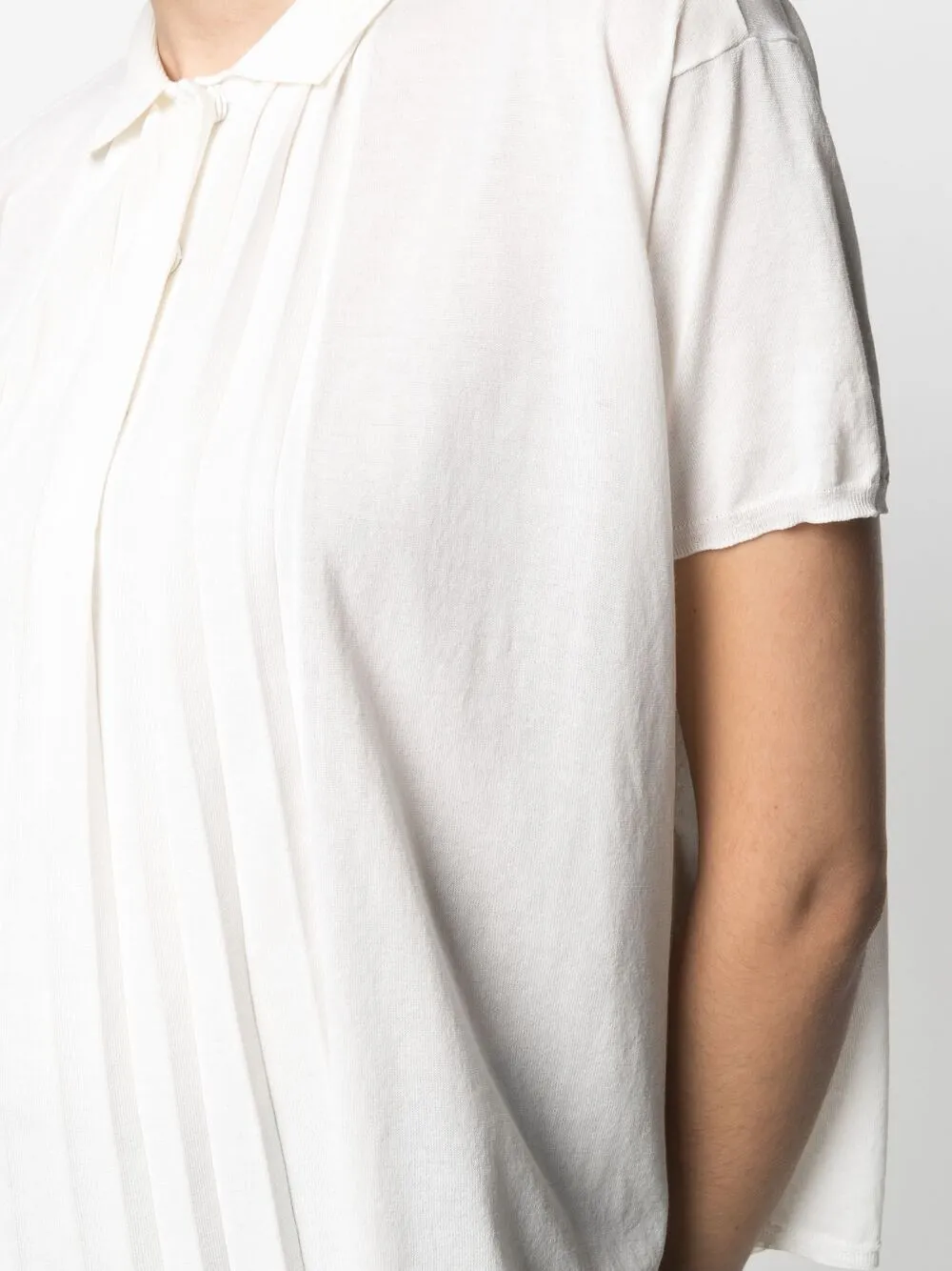 фото Emporio armani трикотажный топ с плиссированной вставкой