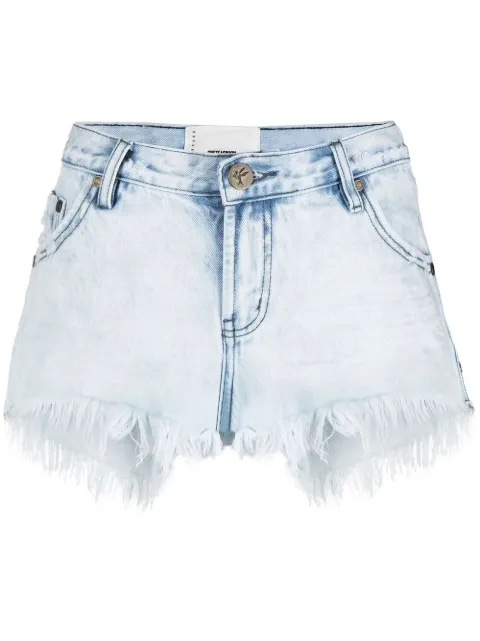 One Teaspoon Florence frayed-edge denim shorts