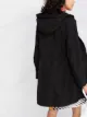 Moncler hooded cinch-waist coat