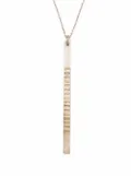 Parts of Four Giant Plate necklace - Silver