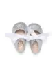 Gallucci Kids glitter bow-tie ballerinas