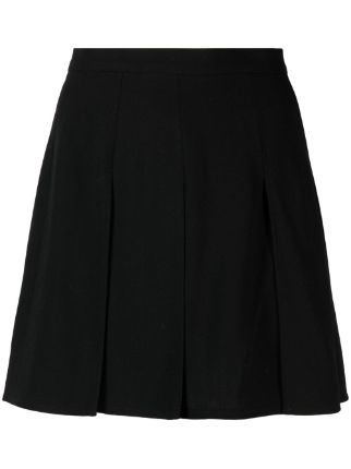 CHANEL Pre-Owned 1995 Box Pleat Mini Skirt - Farfetch