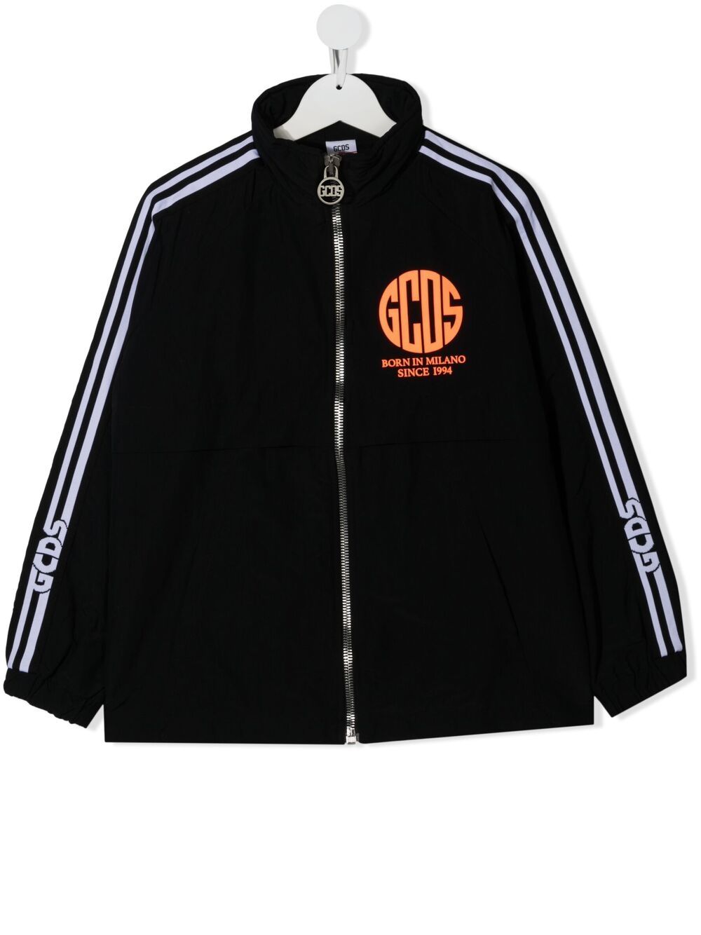 Gcds Teen Logo Bomber Jacket In Black