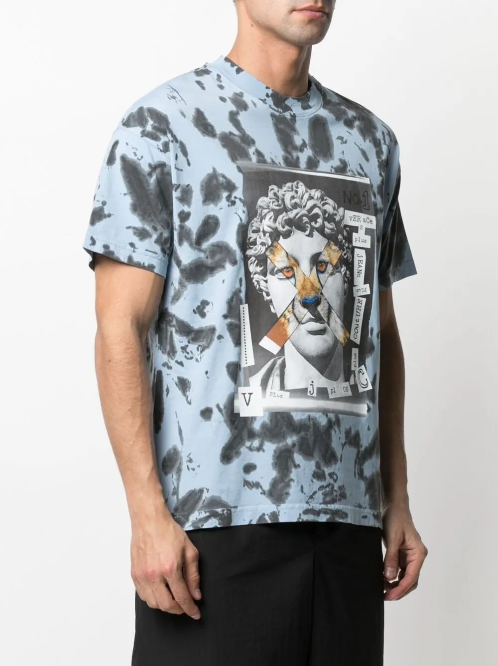 фото Versace jeans couture футболка с принтом capsule collection