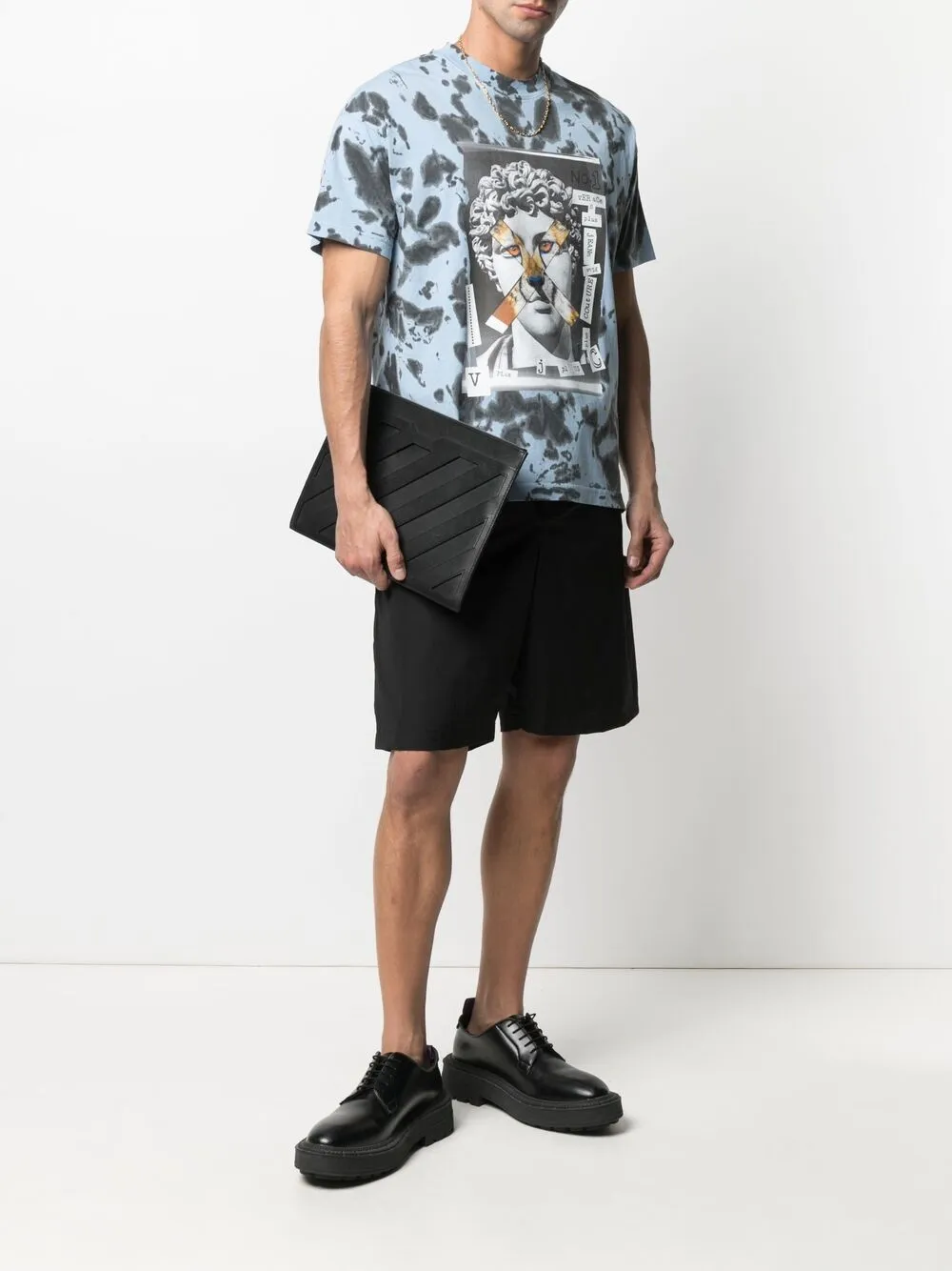 фото Versace jeans couture футболка с принтом capsule collection