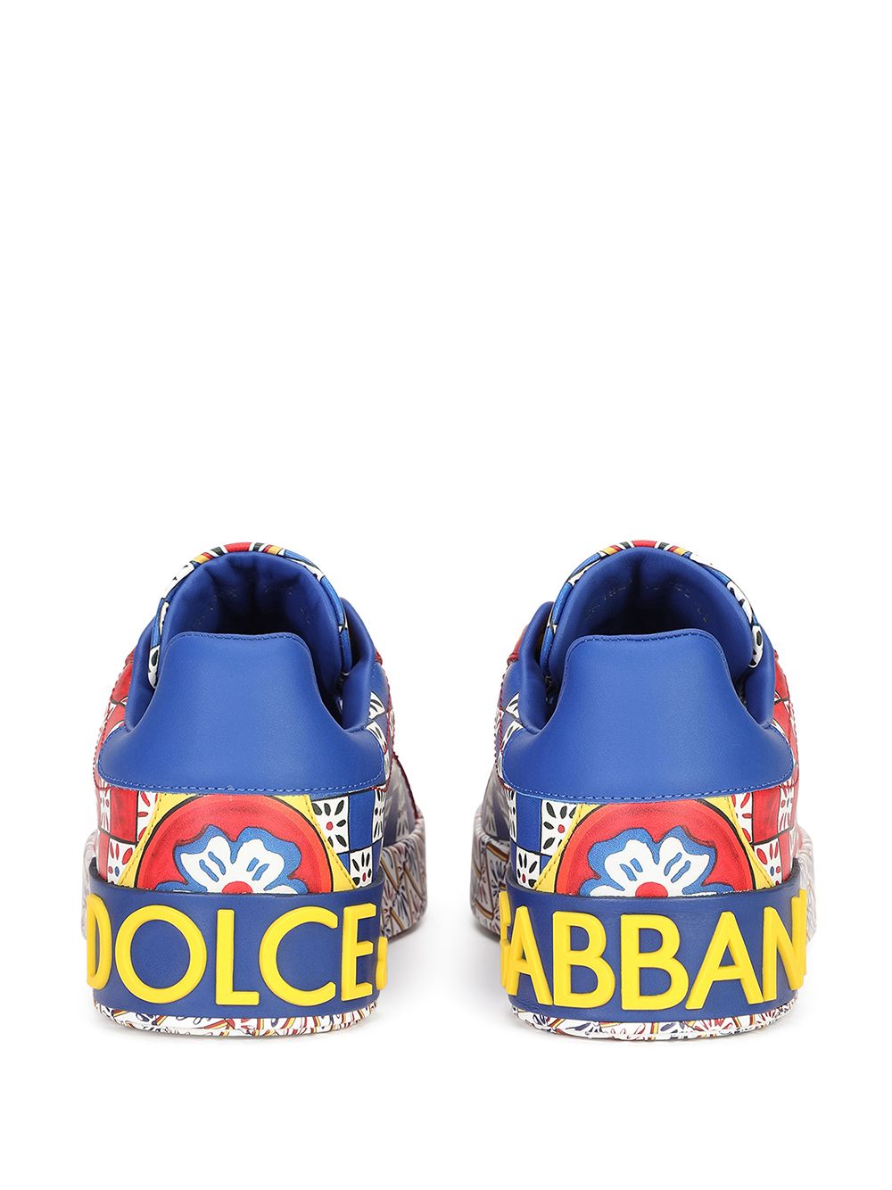 Shop Dolce & Gabbana Portofino Low-top Sneakers In Red