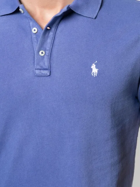 Polo Ralph Lauren blue embroidered logo 
