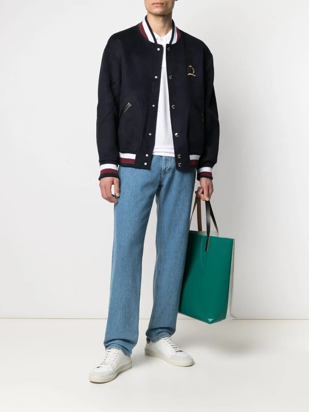 фото Hilfiger collection бомбер с вышивкой