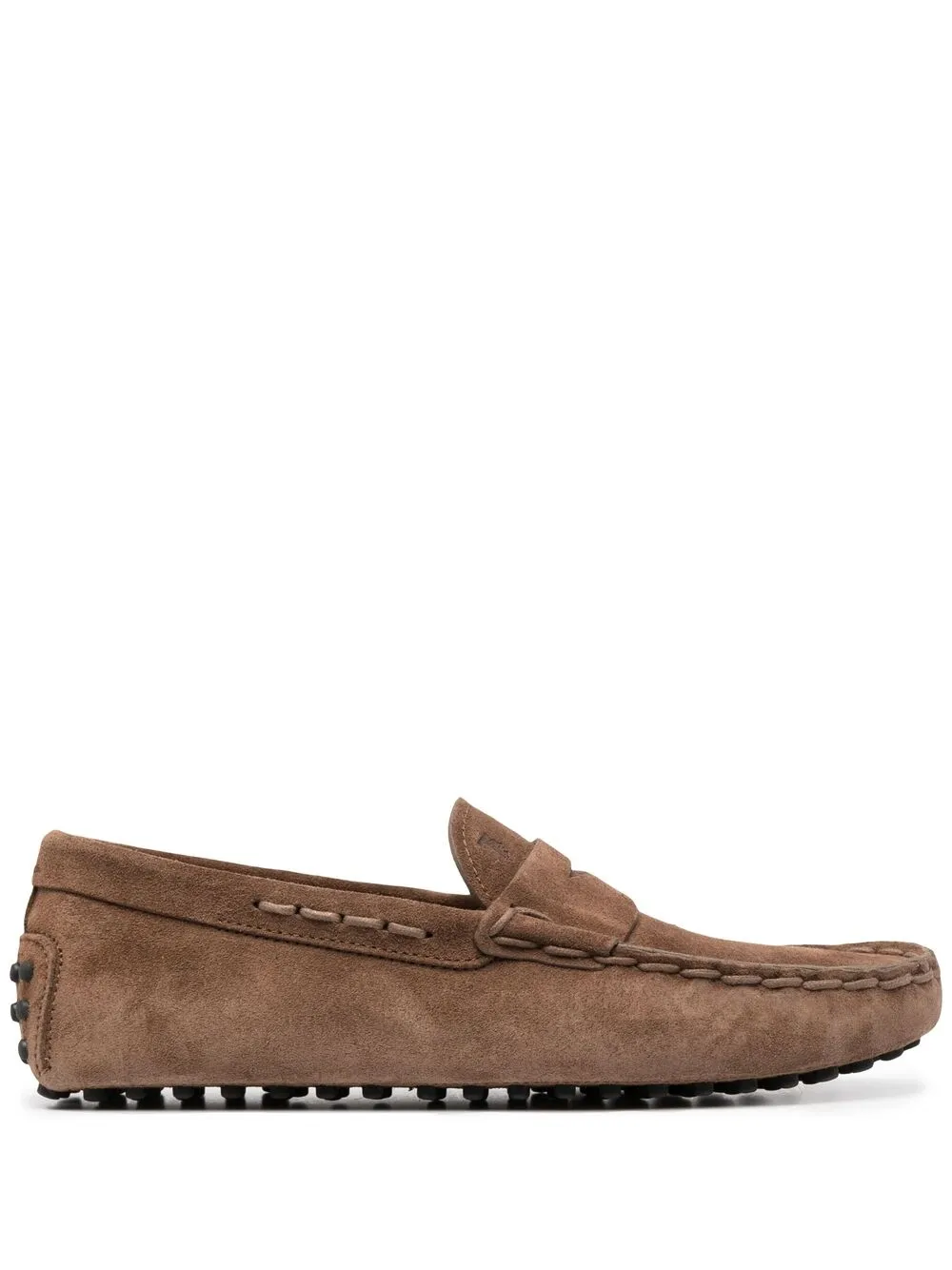 

Tod's suede penny loafers - Brown