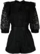 Image 1 of Self-Portrait lace-panelled romper