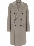 Dolce & Gabbana double-breasted cashmere coat - Grey