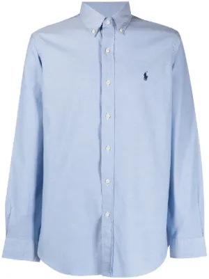 Ralph Lauren Purple Label リネンポロシャツ　XL Ralph Lauren Purple Label リネンシャツ | ブルー | FARFETCH JP