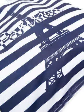 Parisien-print tote black展示图