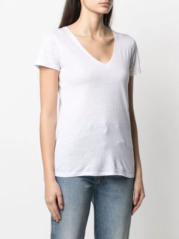 Majestic Filatures Vネック Tシャツ | ホワイト | FARFETCH JP