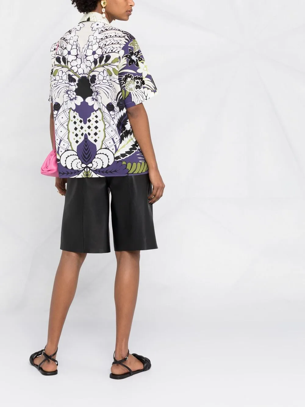 Arazzo-print sequined shirt