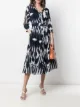 Image 2 of Samantha Sung Aster graphic-print cotton dress