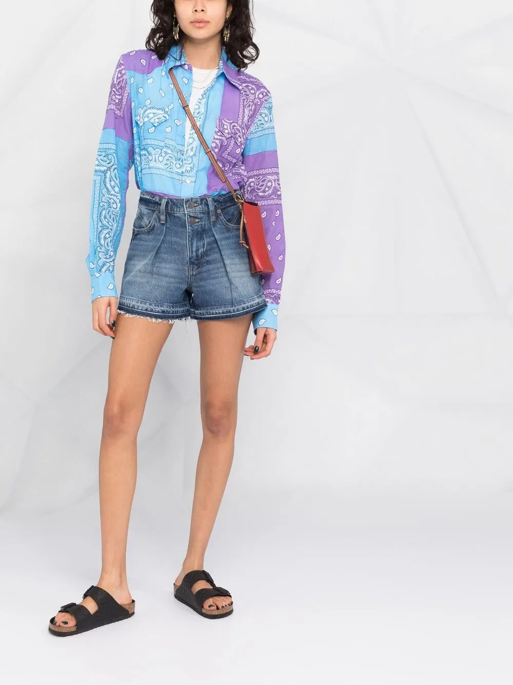 фото Re-worked рубашка cancun с принтом