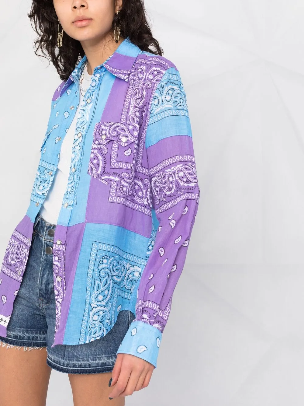 фото Re-worked рубашка cancun с принтом