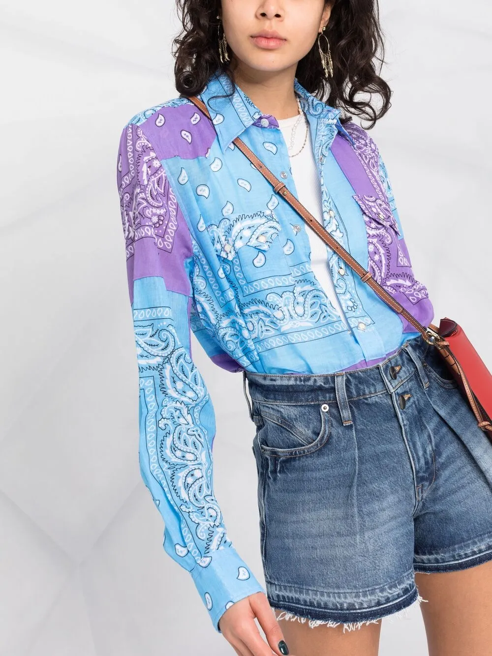 фото Re-worked рубашка cancun с принтом